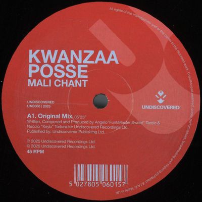Kwanza Posse — MALI CHANT vinyl cover