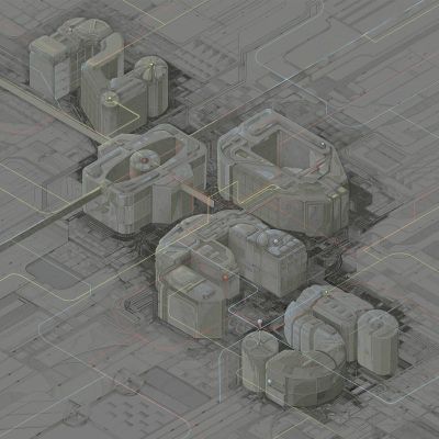 Terrace — Nodes 2x12" vinyl cover