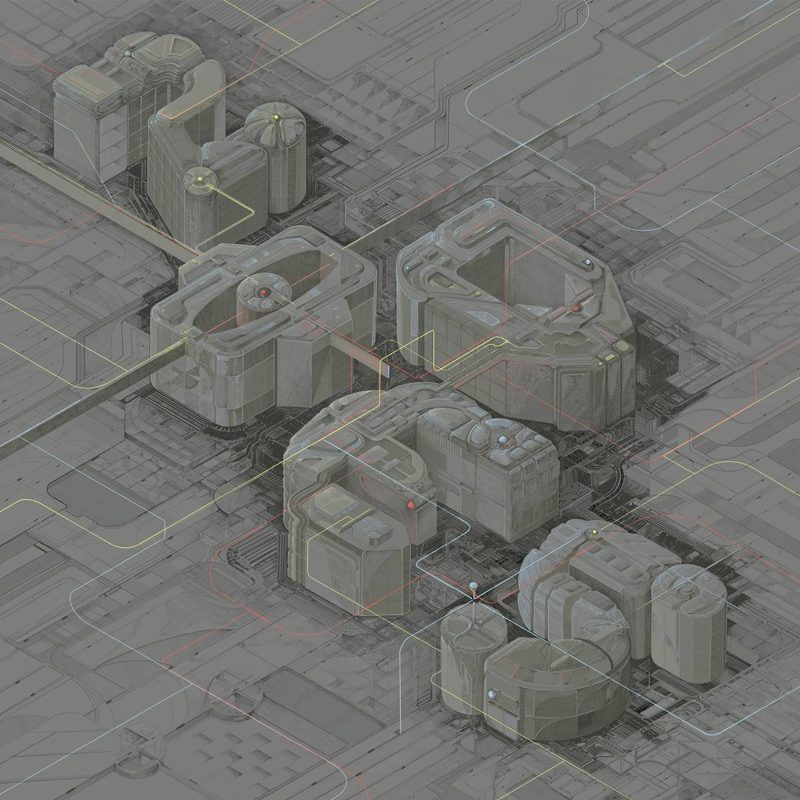 Terrace — Nodes 2x12" vinyl cover