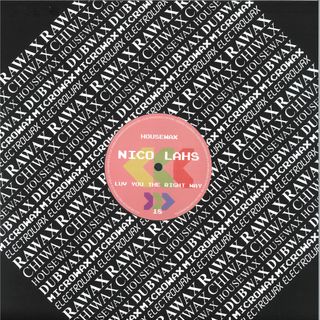 Nico Lahs — Luv You The Right Way vinyl cover