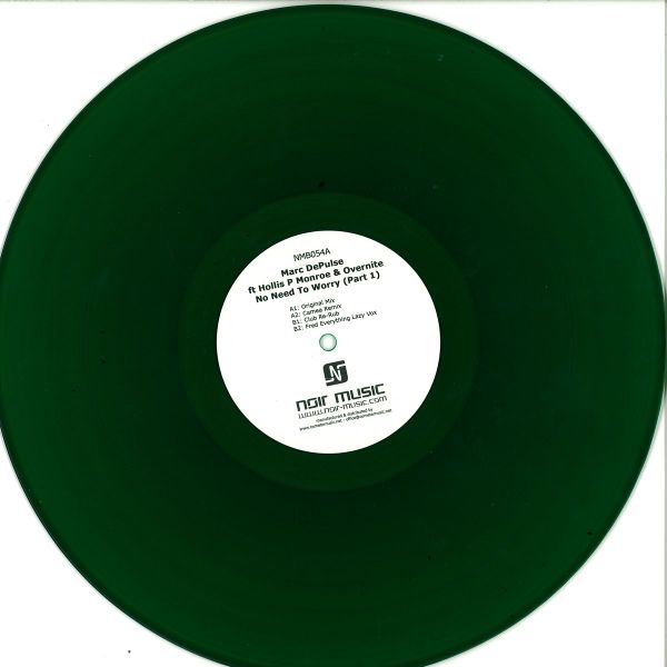 Marc Depulse, Hollis P Monroe, Overnite — No Need To Worry (part 1) vinyl cover
