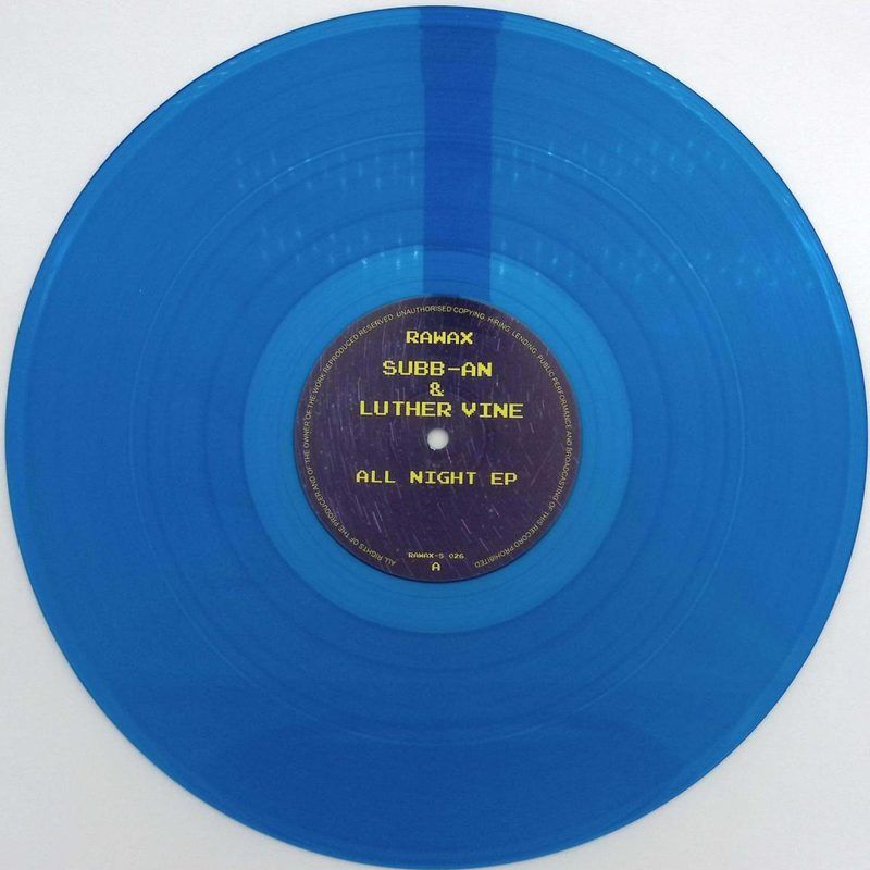 Subb AN, Luther Vine — ALL NIGHT LONG EP vinyl cover
