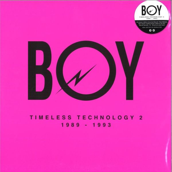 Various — BOY Records - Timeless Technology 2 (1989-1993) LP 4x12" vinyl cover