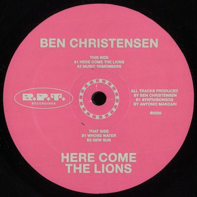 Ben Christensen — Here Come The Lions vinyl cover