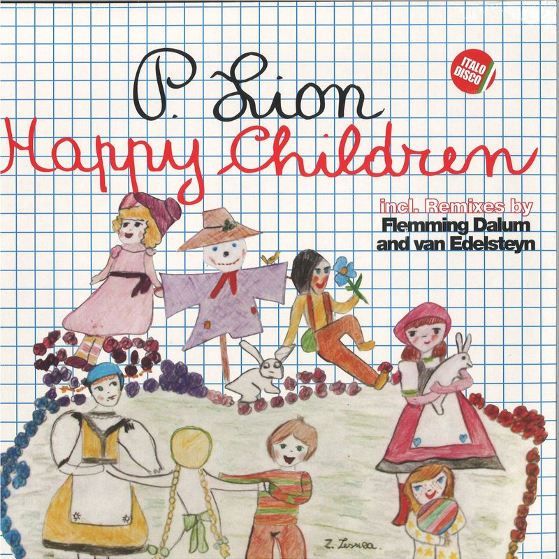 P. Lion — HAPPY CHILDREN vinyl cover