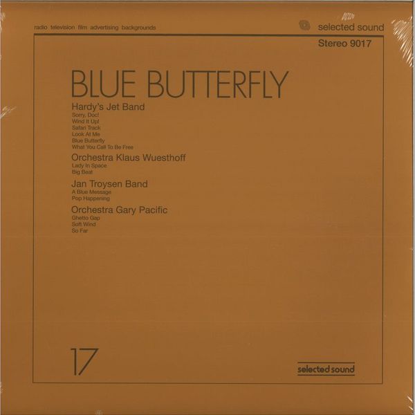 Hardy’s Jet Band/Orchestra Klaus Wuesthoff/Jan Troysen Band/Orchestra Gary Pacific — Blue Butterfly vinyl cover