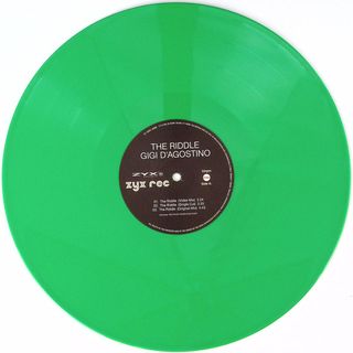 Gigi D'AGOSTINO — The Riddle EP vinyl cover