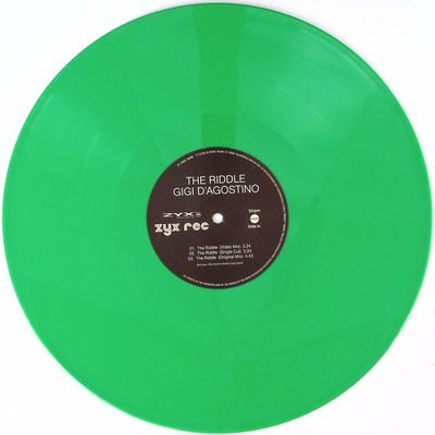 Gigi D'AGOSTINO — The Riddle EP vinyl cover