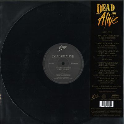 Dead Or Alive — You Spin Me Round (Like A Record) vinyl cover