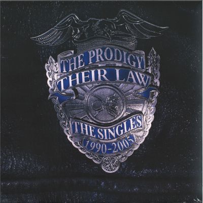 The Prodigy — THEIR LAW-THE SINGLES 1990-2005 LP 2x12" vinyl cover