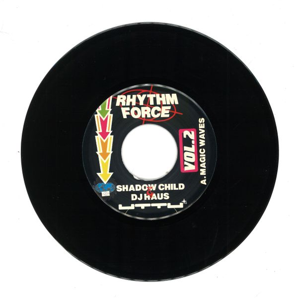 Shadow Child, Dj Haus — Rhythm Force Vol. 2 (7") vinyl cover