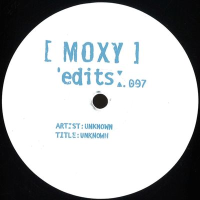Unknown — Moxy Edits 007 vinyl cover
