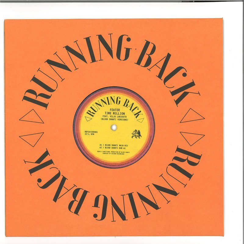 Featerfeat., Vilja Larjos — Time Million (Blood Shanti Versions) vinyl cover