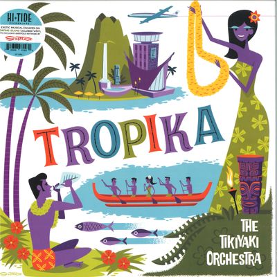 The Tikiyaki Orchestra — Tropika LP vinyl cover