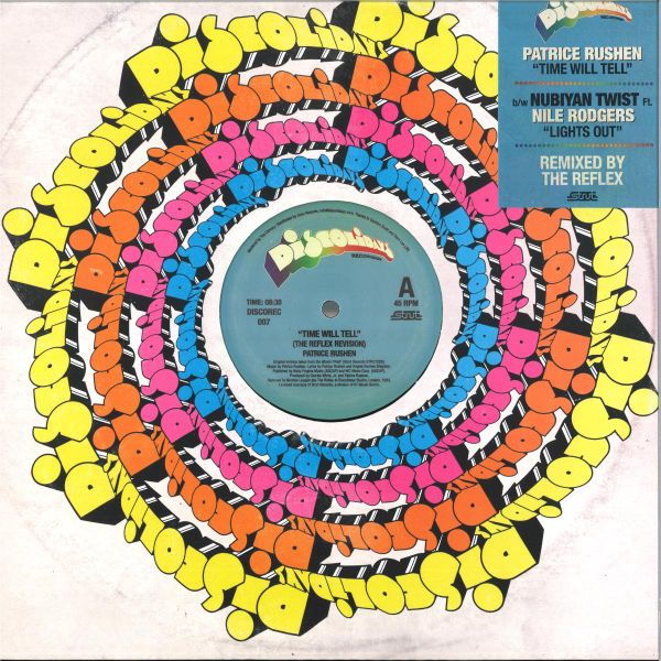 The Reflex, Patrice Rushen, Nubiyan Twist, Nile Rodgers — Time Will Tell / Lights Out (The Reflex Revisions) vinyl cover