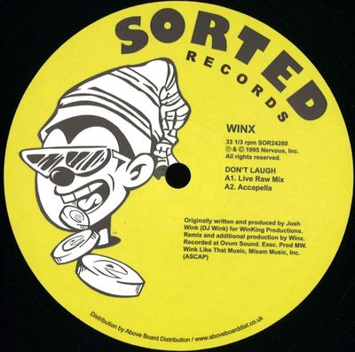 Winx, Richie Hawtin ( Remix) — Don't Laugh vinyl cover