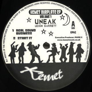 Uneak — Kemet Dubplate EP Volume 1 vinyl cover