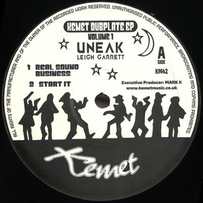 Uneak — Kemet Dubplate EP Volume 1 vinyl cover
