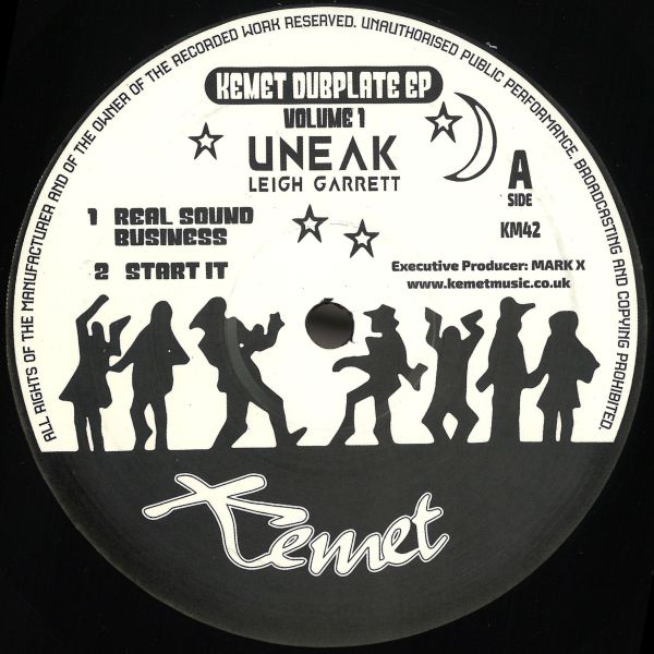 Uneak — Kemet Dubplate EP Volume 1 vinyl cover