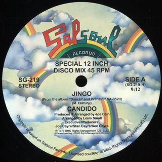 Candido — Jingo / Thousand Finger Man vinyl cover