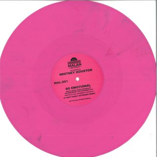 J, E Project, Whitney Houston — So Emotional vinyl cover