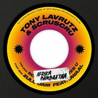 Tony Lavrutz / Scruscru, & Dwaal — Afrika Bambaataa / Zulu Jam vinyl cover