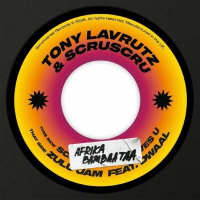 Tony Lavrutz / Scruscru, & Dwaal — Afrika Bambaataa / Zulu Jam vinyl cover
