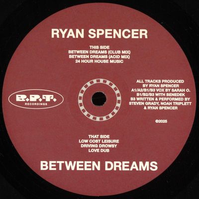 Ryan Spencer — Between Dreams vinyl cover
