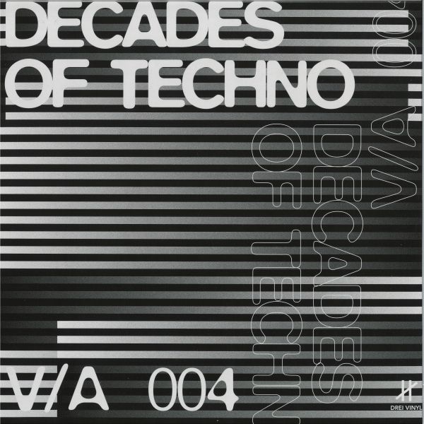 Various — Decades Of Techno vinyl cover