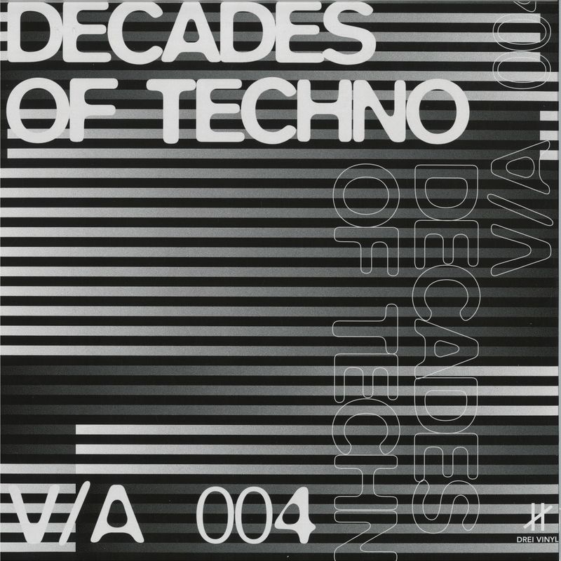 Various — Decades Of Techno vinyl cover