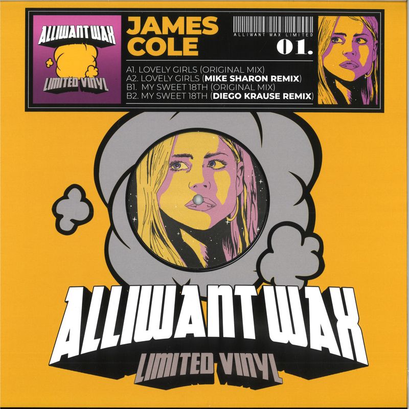 James Cole — Lovely Girls vinyl cover