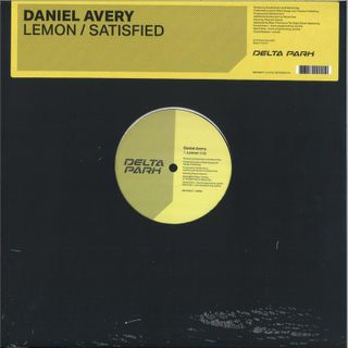 Daniel Avery — LEMON / SATISFIED vinyl cover