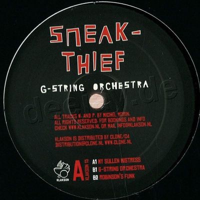 Sneak Thief — G String Orchestra vinyl cover