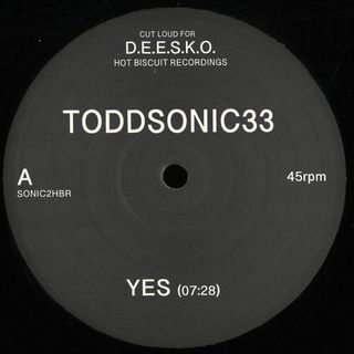 Toddsonic33 — Yes EP vinyl cover