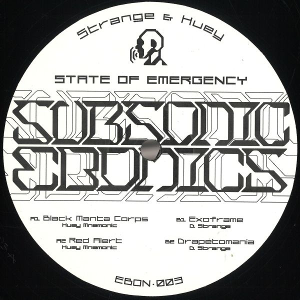 Strange, Huey — State Of Emergency vinyl cover