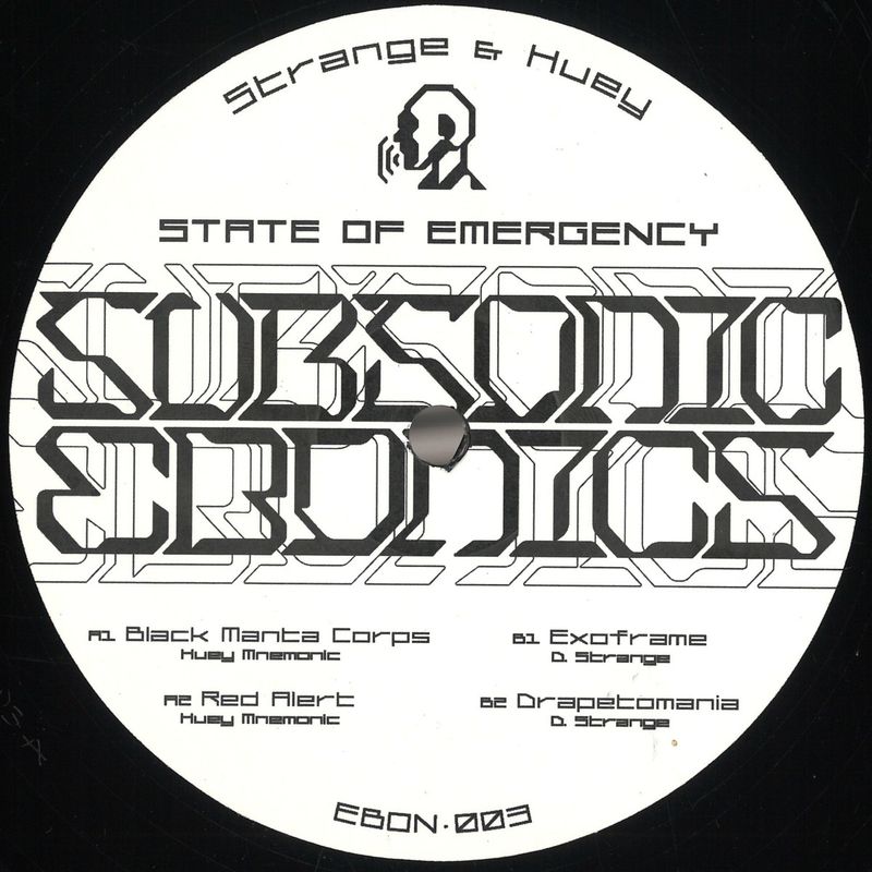 Strange, Huey — State Of Emergency vinyl cover