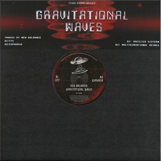 New Balaance — Gravitational Waves EP vinyl cover