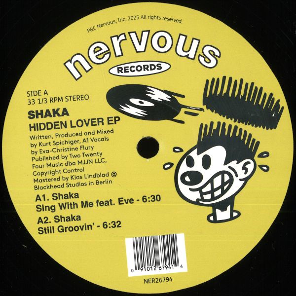 Shaka — Hidden Lover EP vinyl cover