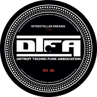 Mark Flash — Interstellar Dreams EP vinyl cover