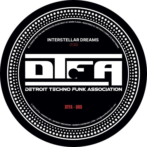 Mark Flash — Interstellar Dreams EP vinyl cover