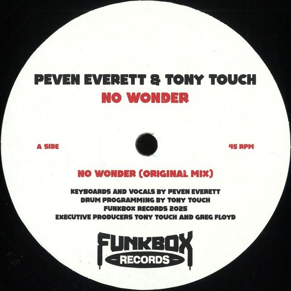 Peven Everett, Tony Touch — No Wonder vinyl cover