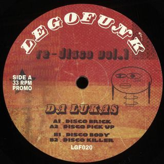 Da Lukas — Re-Disco Vol.1 vinyl cover