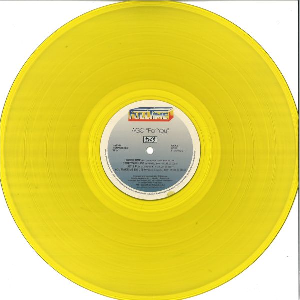 Ago — For You (Remastered) vinyl cover