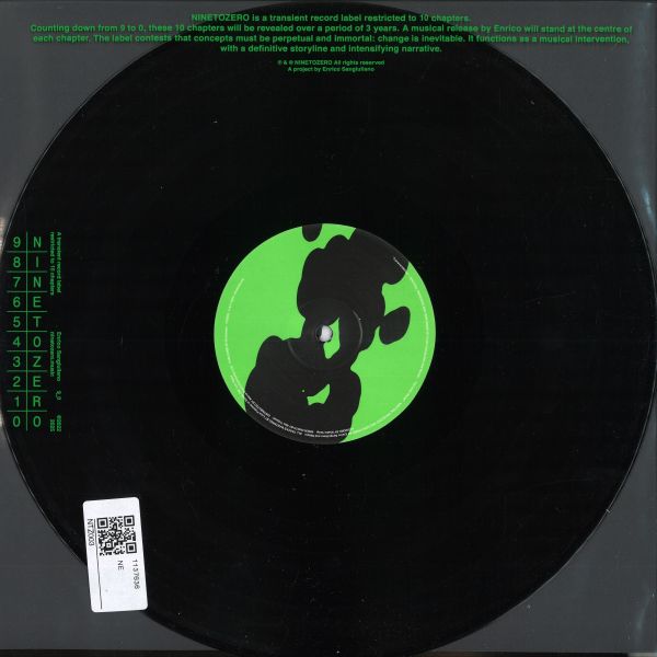 Enrico Sangiuliano — Transcendence EP vinyl cover