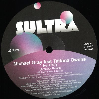 Michael Gray — Ivy (Jimpster Mix) / Only You vinyl cover