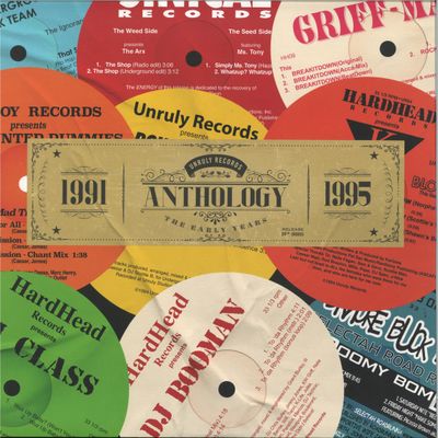 Various — Unruly Records Anthology: 1991-1995 LP vinyl cover
