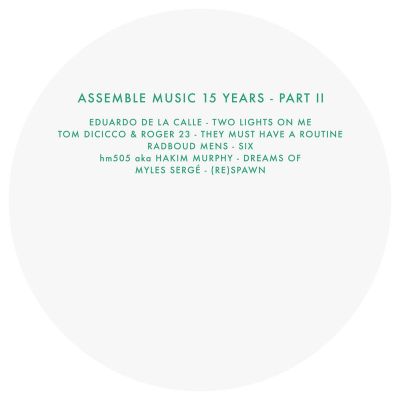 Various — Assemble Music 15 years Part II vinyl cover