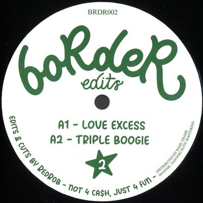 Border — boRdeR Edits 02 vinyl cover