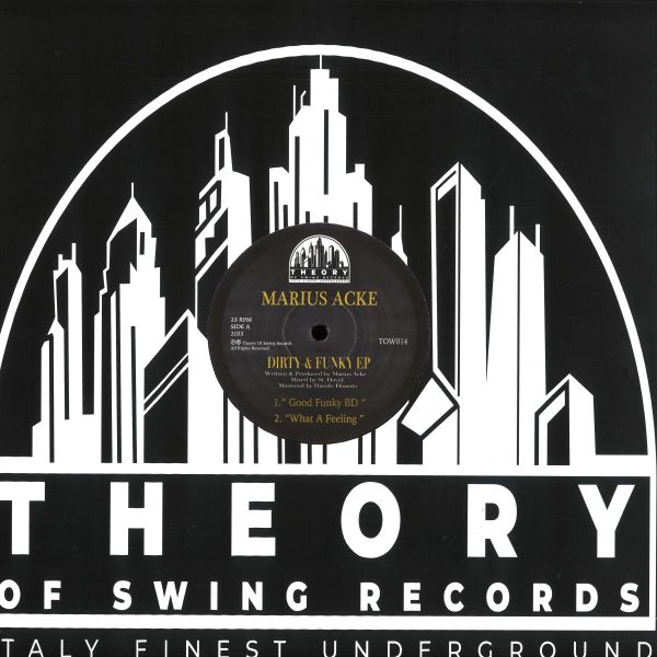 Marius Acke — Dirty & Funky EP vinyl cover