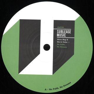 Steve Bug, Herve Solar — No Faith, No Dreams vinyl cover